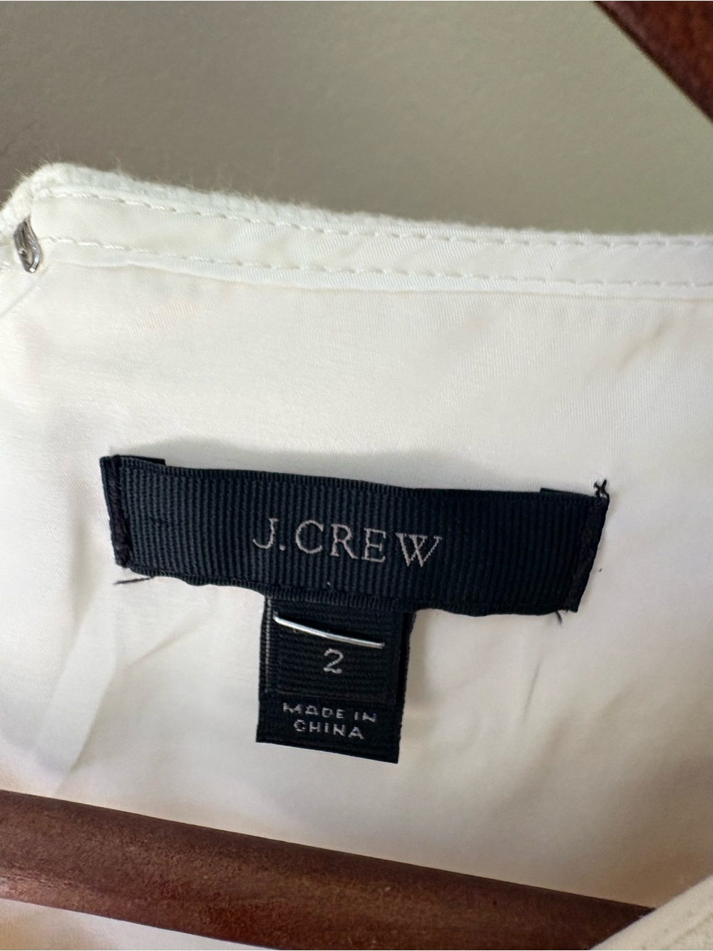 J. Crew Striped Cap-Sleeve Sheath Dress in Blush and White - Picture 4 of 7
